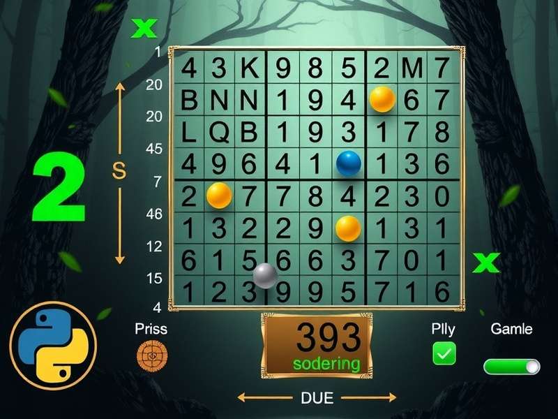 सुडोकू सॉल्वर एल्गोरिदम दृश्य प्रतिनिधित्व