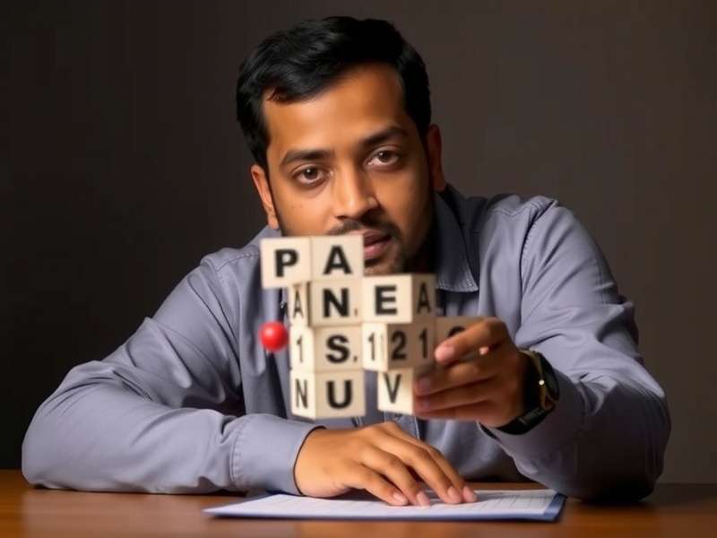 सुडोकू विशेषज्ञ एक कठिन पहेली को हल करते हुए