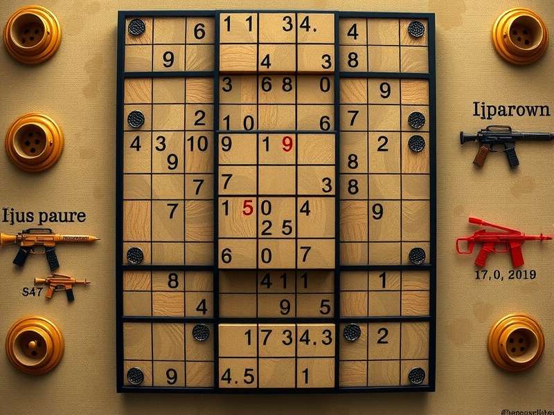 भारतीय सुडोकु चैंपियन प्रतियोगिता में हिस्सा लेते हुए