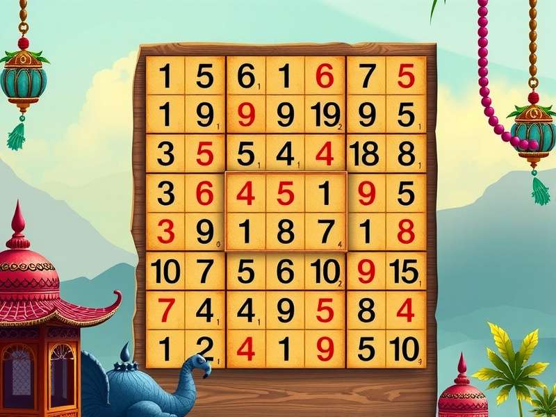 भारत के सुडोकू चैंपियन रोहित शर्मा दैनिक पज़ल हल करते हुए