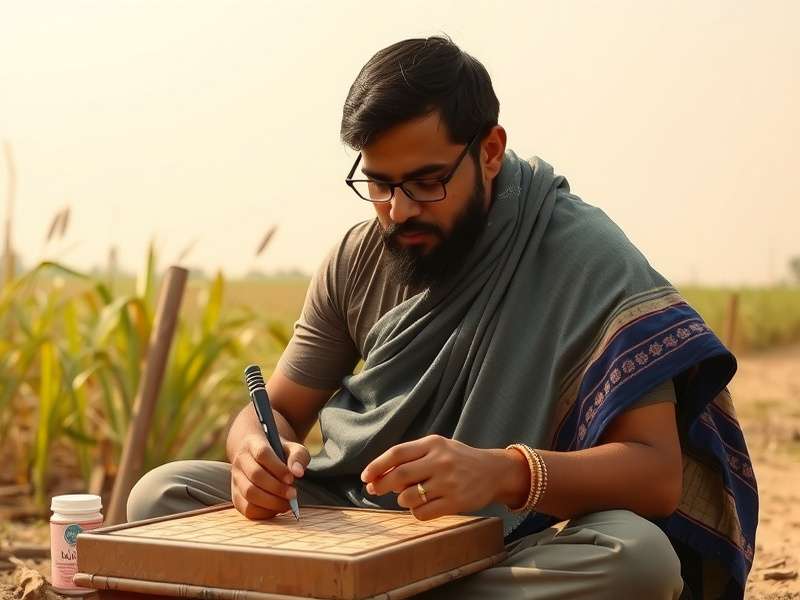 सुडोकू पजल और कलम की तस्वीर