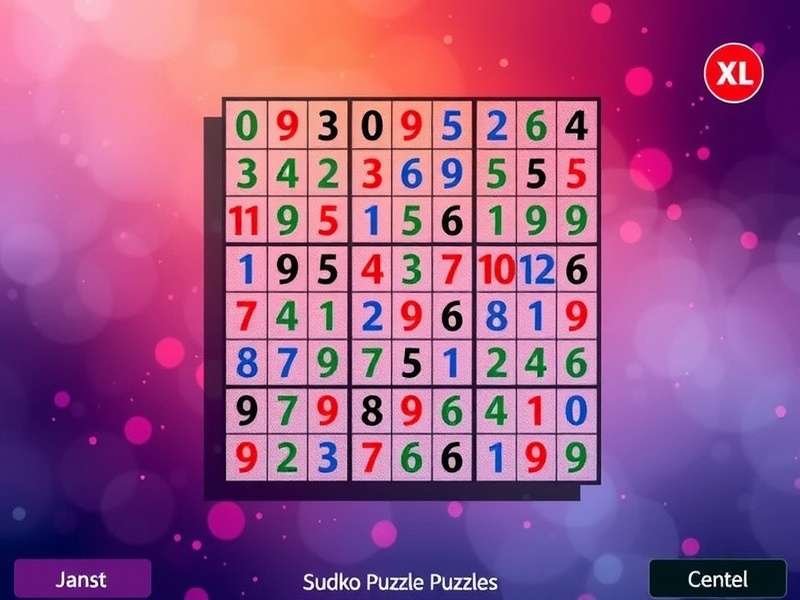 शुरुआती के लिए सुडोकू पहेली उदाहरण