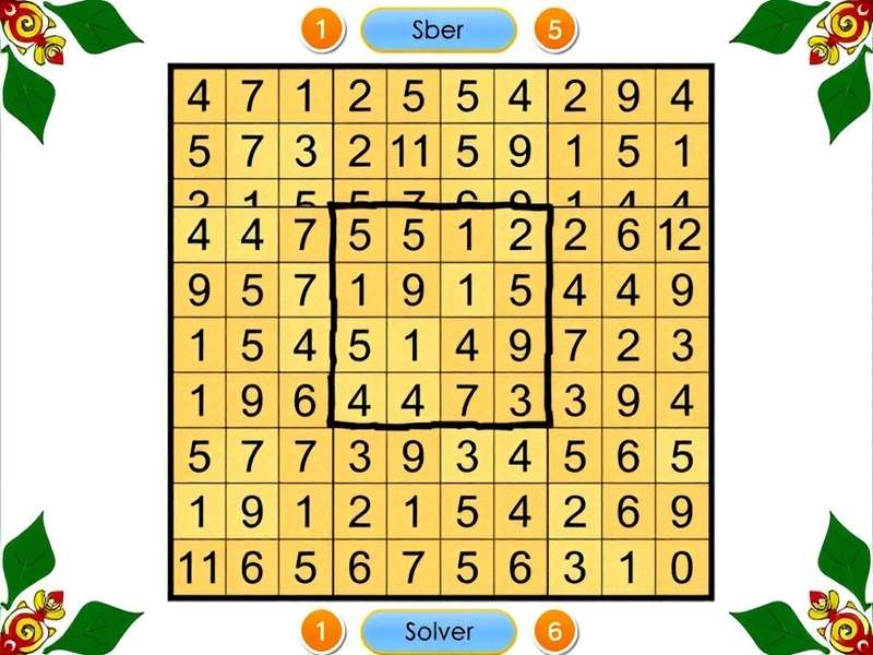 6x6 सुडोकू पहेली का उदाहरण