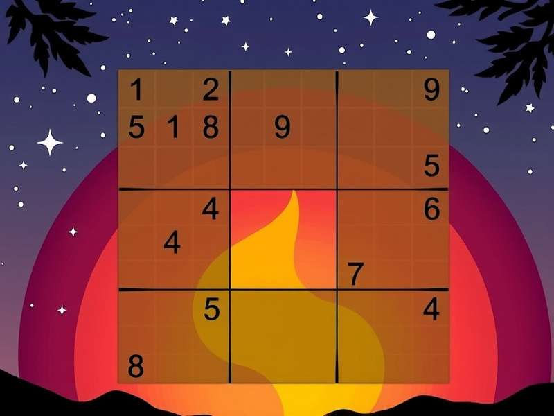 तमिल भाषा में सुडोकू पज़ल उदाहरण