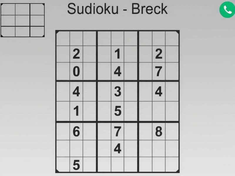 सुडोकू समाधानकर्ता चरणों के साथ दृश्य