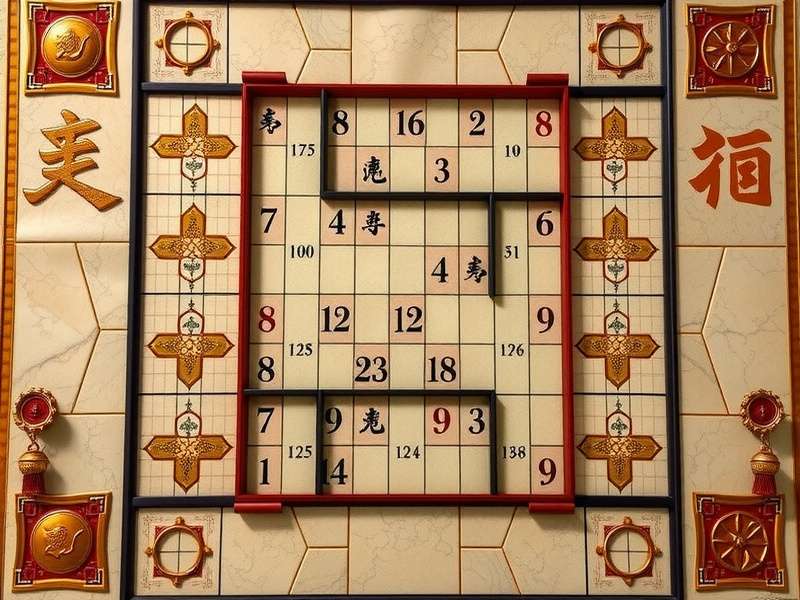 सुडोकू एक्स-विंग तकनीक का दृश्य प्रदर्शन