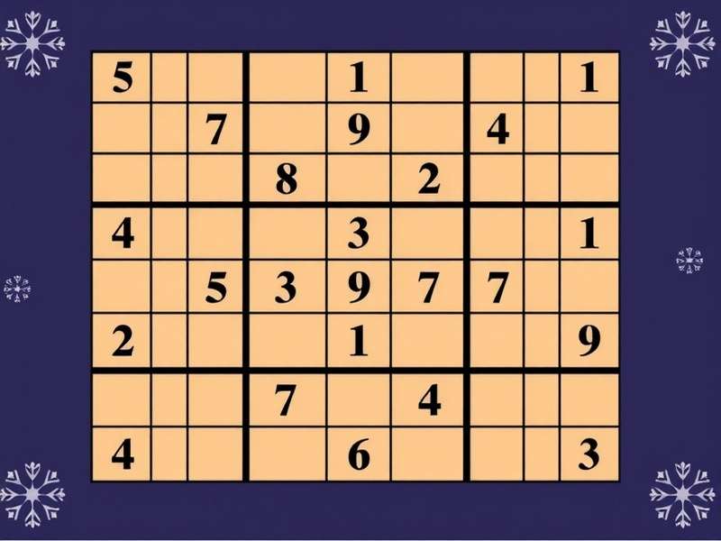 बच्चों के लिए रंगीन सुडोकू पज़ल वर्कशीट