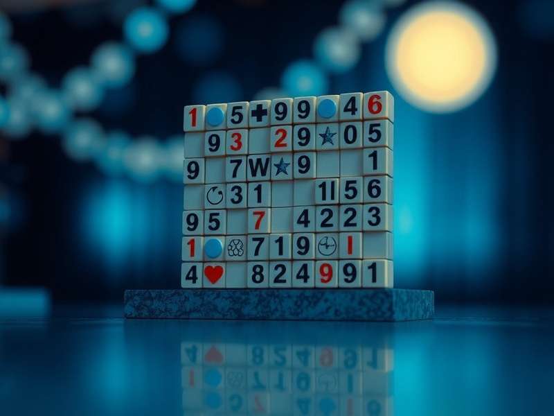 Person solving a complex Sudoku puzzle on a tablet with coffee beside