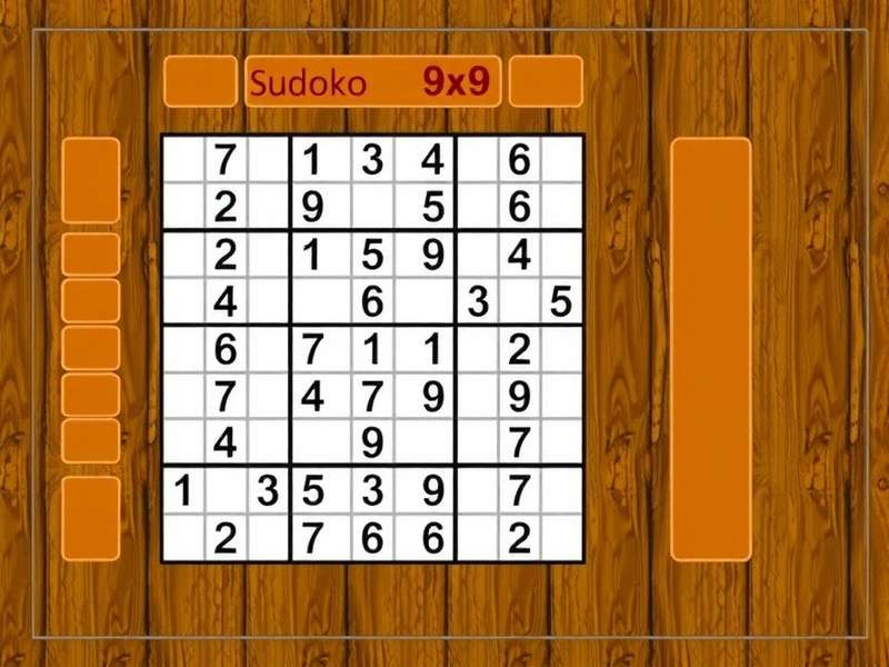 A person solving a Sudoku puzzle on a tablet