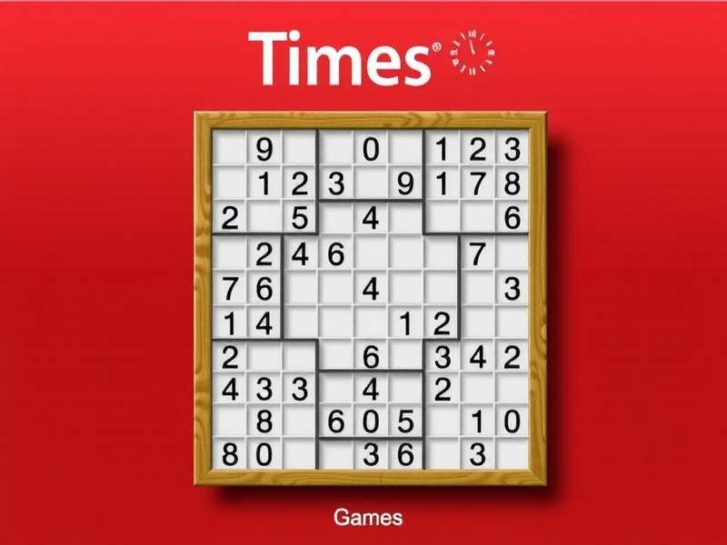 A person solving a challenging Times Sudoku puzzle on a newspaper with a pen