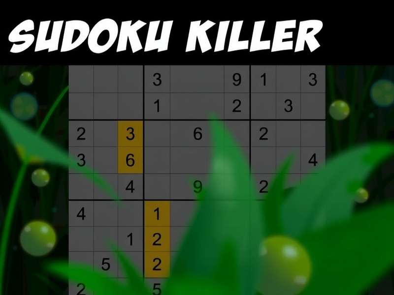 Complex Killer Sudoku puzzle with colored cages and numbers