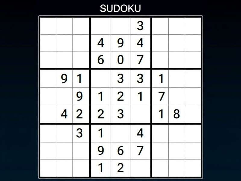 Complex Sudoku puzzle with pencil markings showing advanced solving techniques