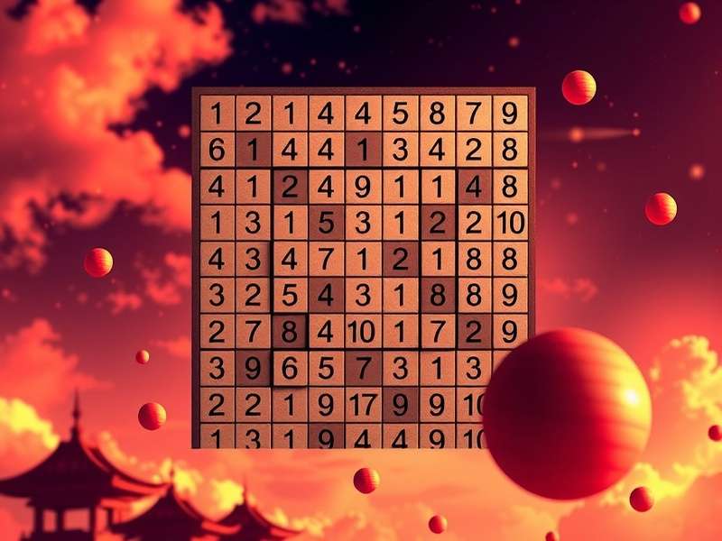 A complex Hard Sudoku puzzle with pencil marks and highlighted candidate numbers