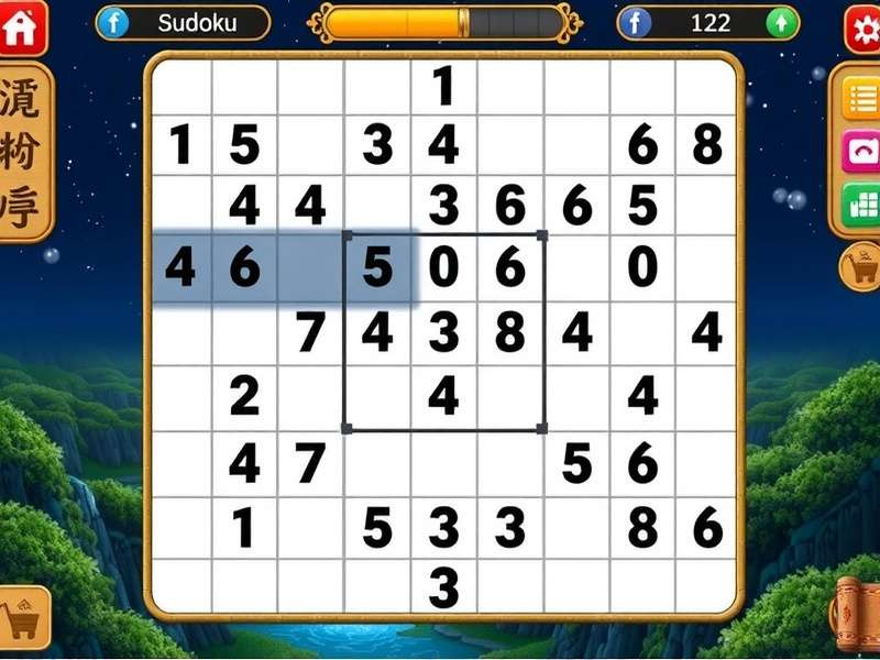 Group of diverse people solving sudoku puzzles together and online