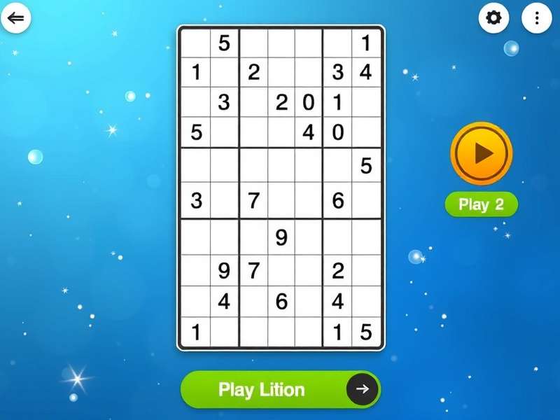 Person solving a colorful Sudoku puzzle on a tablet