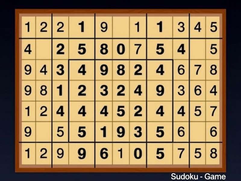 Person solving Sudoku puzzle on tablet