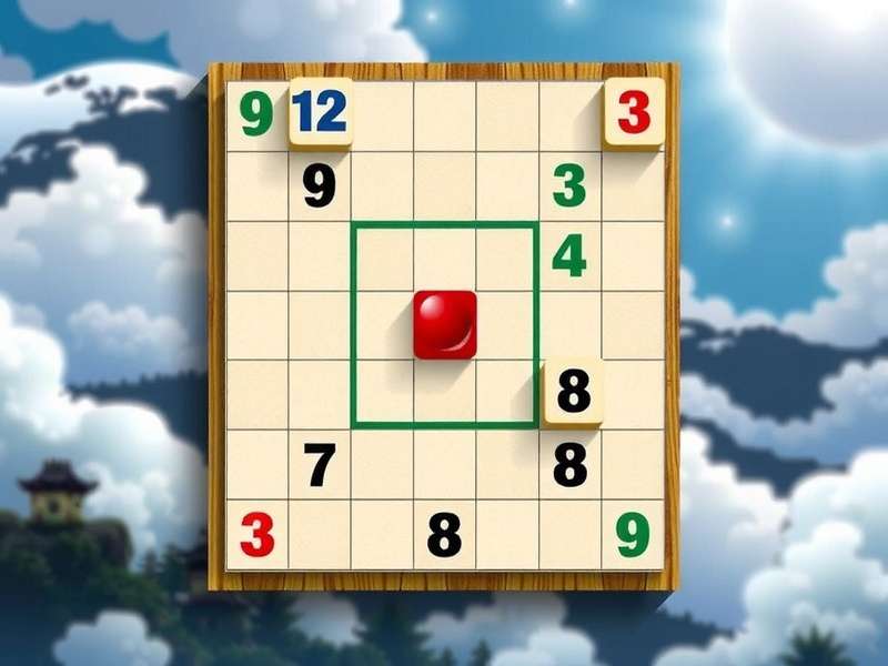 A person solving a medium difficulty Sudoku puzzle on a tablet