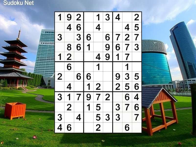 Sudoku puzzle being solved by a diverse group in India