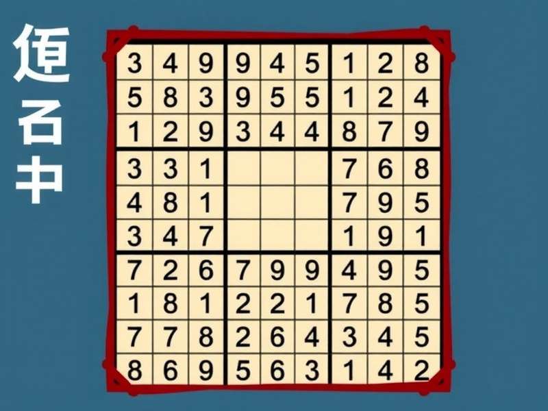 A person strategically placing numbers in a Sudoku puzzle