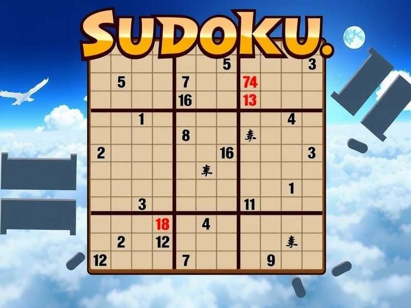 Person solving a complex Sudoku puzzle with pencil and paper