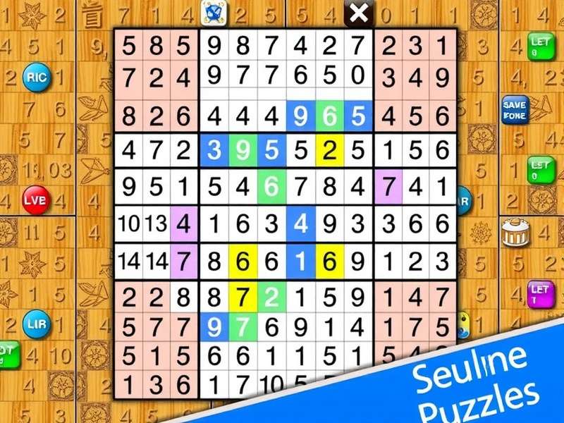 Person solving a challenging Sudoku puzzle on a tablet