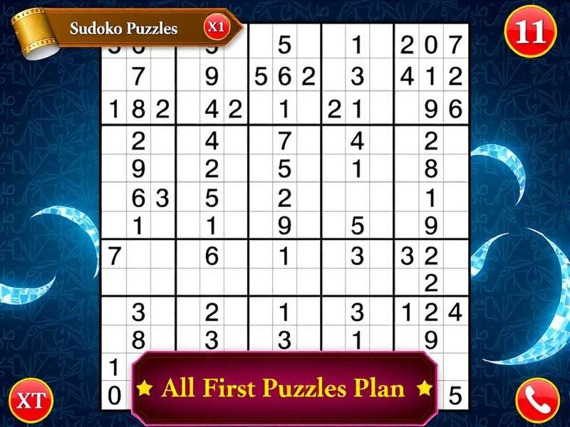 Various Sudoku puzzle variants printed on paper