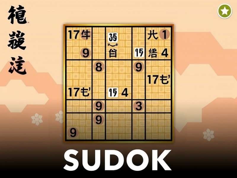 Sudoku puzzle being solved on digital tablet
