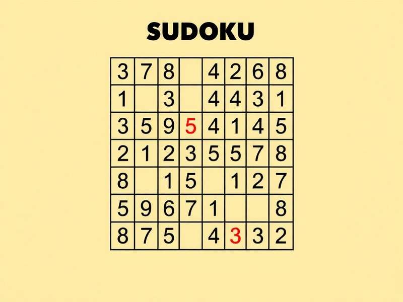 Person happily completing a Sudoku puzzle