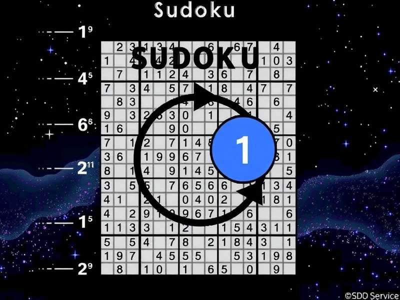 Sudoku puzzle with pencil and paper