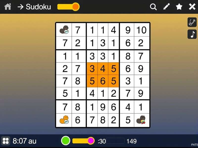 Smarter Sudoku puzzle grid with strategy highlights