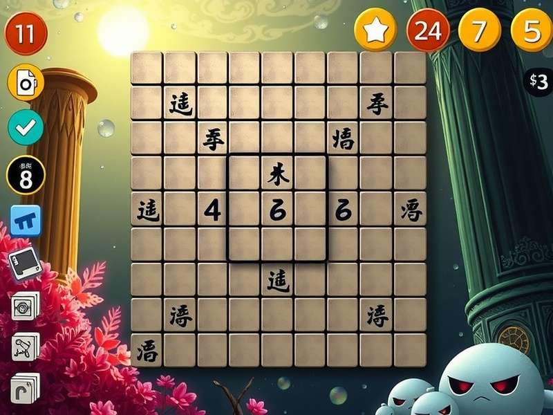 A wooden Sudoku board with pencil and eraser, showcasing the classic 9x9 grid puzzle