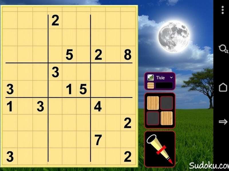 Sudoku Online Easy puzzle board with pencil marks and solved cells