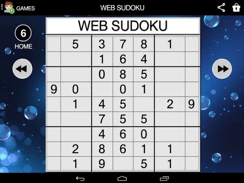 Web Sudoku interface showing a puzzle grid with controls and strategy hints