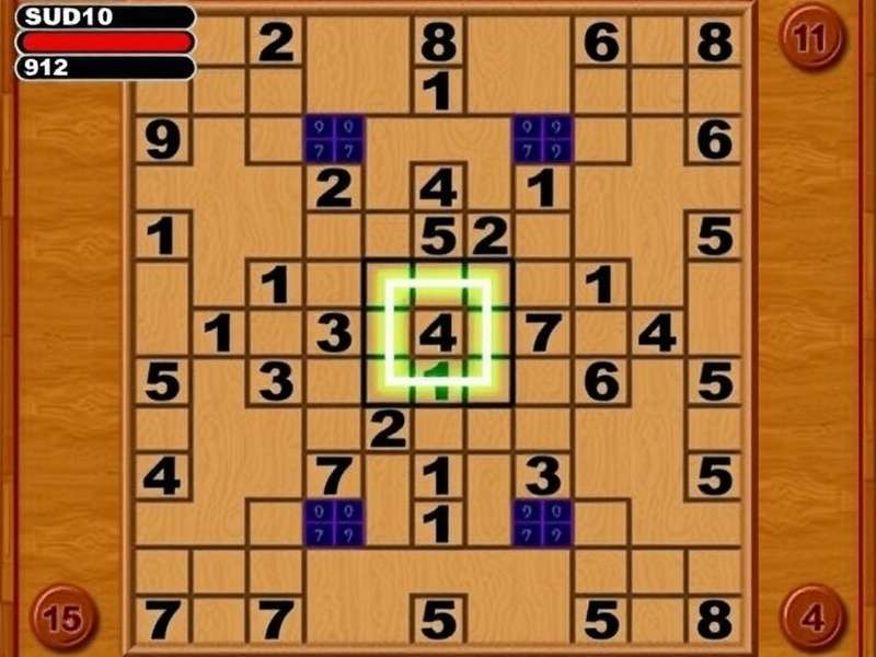 Sudoku Diabolico grid visualization — complex diabolical puzzle layout