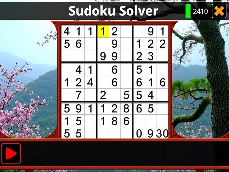 Sudoku Solver interactive 9x9 grid interface showing step-by-step hints and candidate elimination