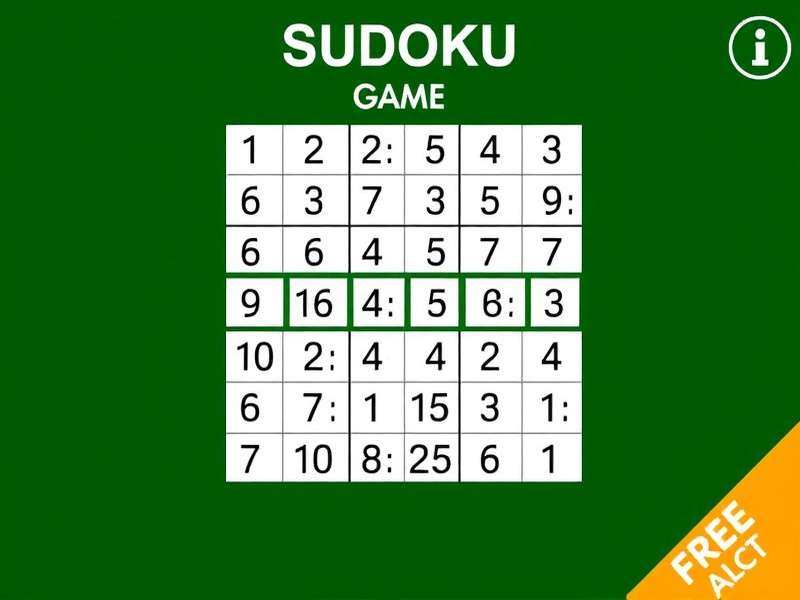 Colorful Sudoku puzzle grid with wooden pencils and eraser