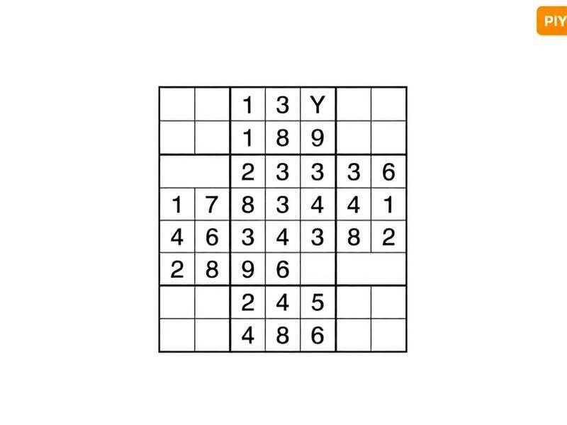 Blank Sudoku Printable grid with pencil and eraser on a wooden desk
