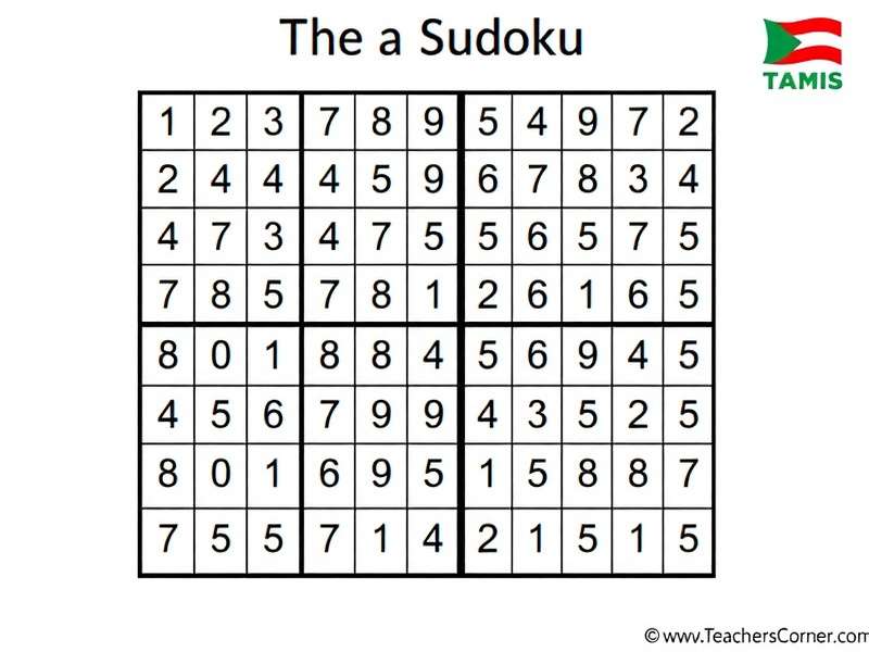Sudoku Printable Teacher S Corner – classroom puzzles and teacher guides for India