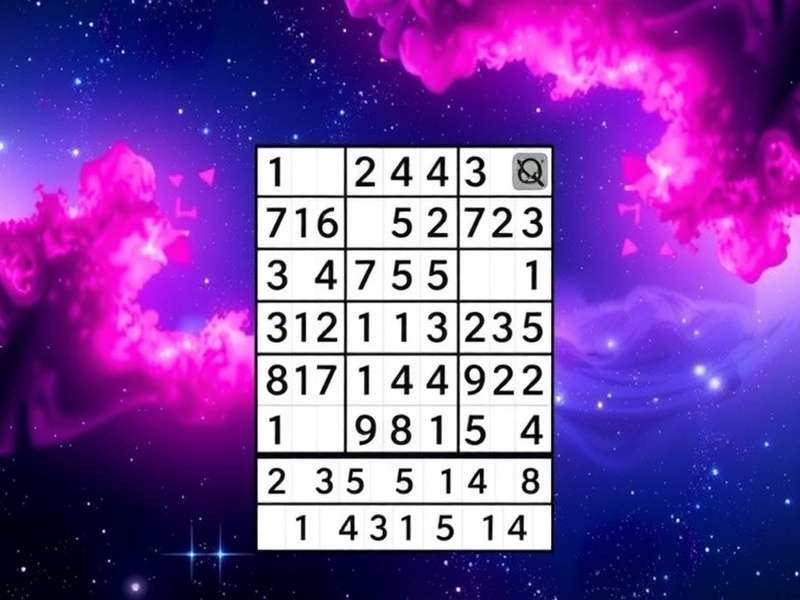 A sample printable Sudoku grid showing a partially solved puzzle with pencil marks.