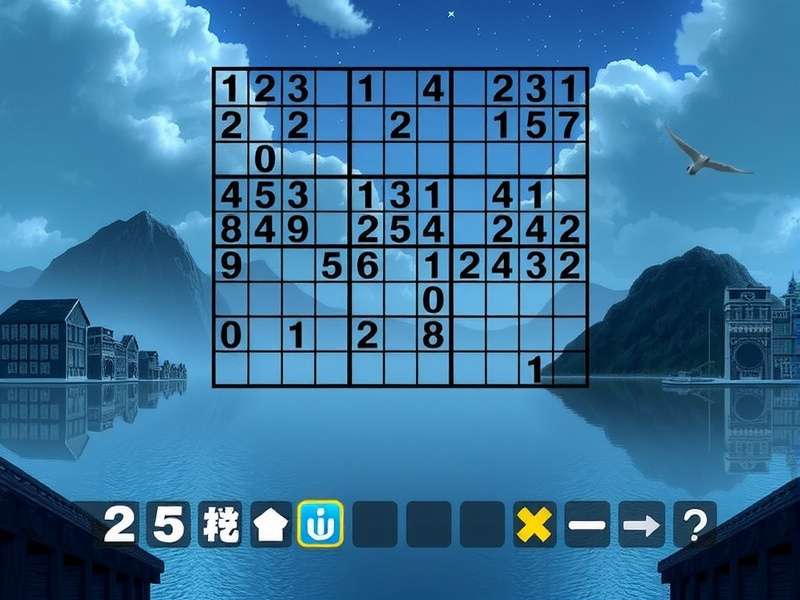 Sudoku Dn dynamic number placement grid with Indian-inspired design elements